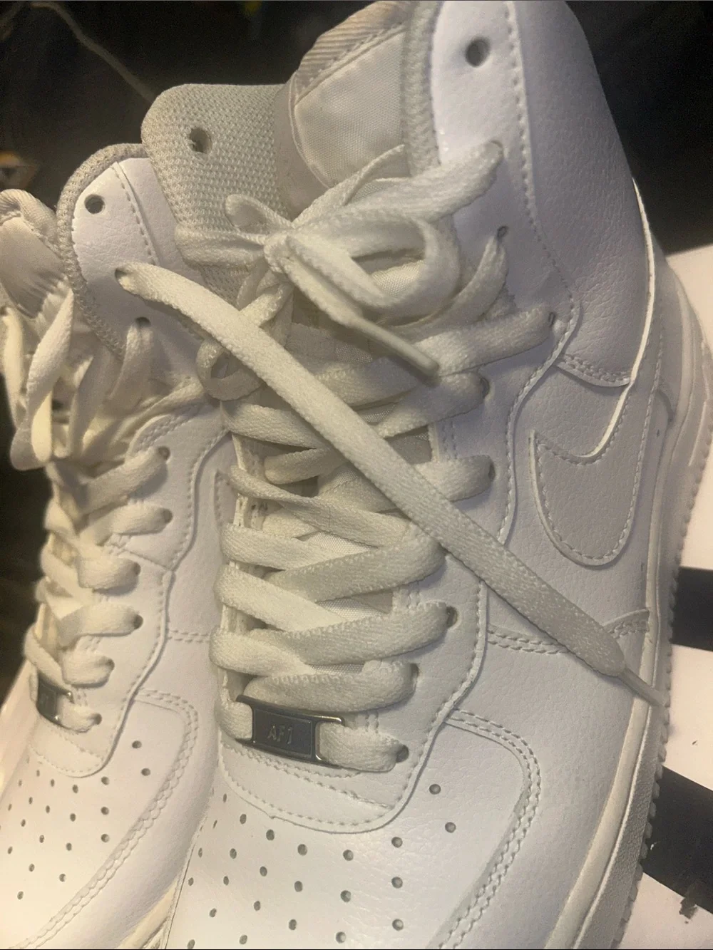 Nike White High-Top Sneakers